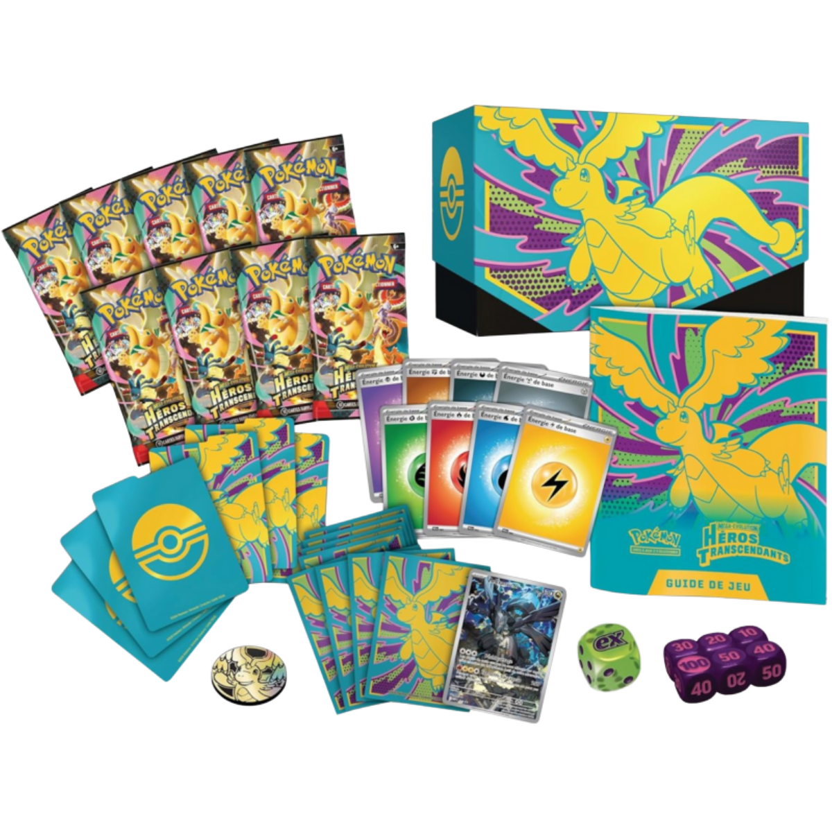 ETB - Héros Transcendants / Méga-Dracolosse — Contenu