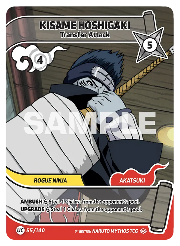 Kisame Hoshigaki — Attaque de Transfert (Naruto Mythos 055/140)