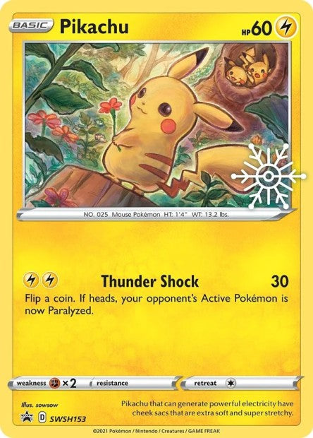 Pikachu SWSH153 Calendrier des Fêtes 2022