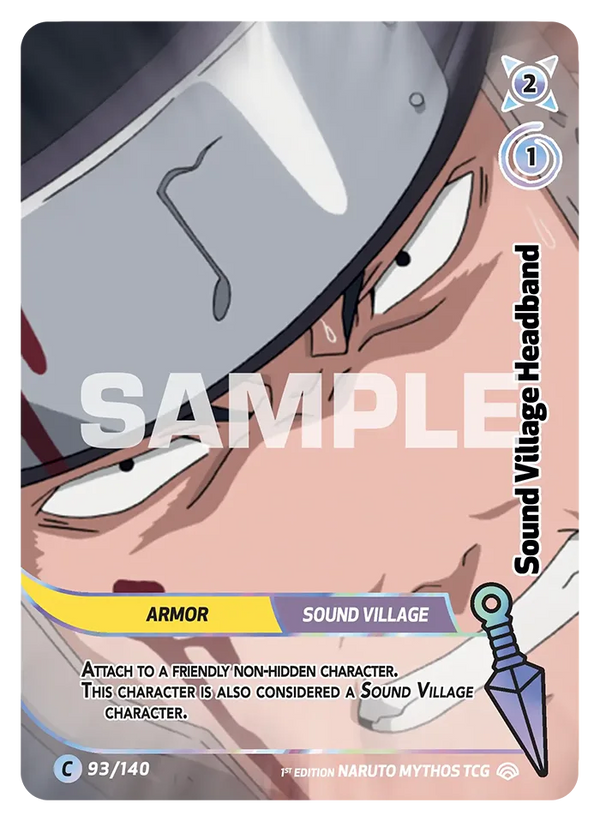 Bandeau d'Oto —  (Naruto Mythos 093/140)