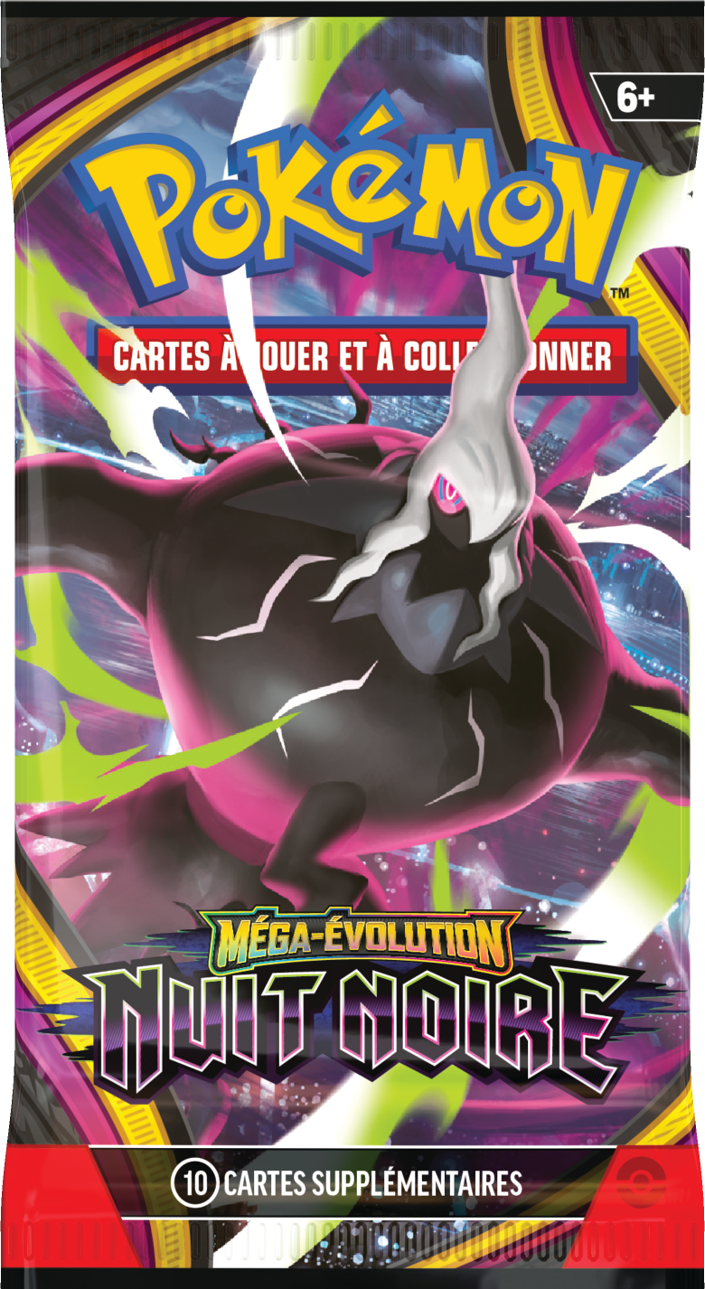Booster Pokémon Nuit Noire illustration Méga-Darkrai, scellé français