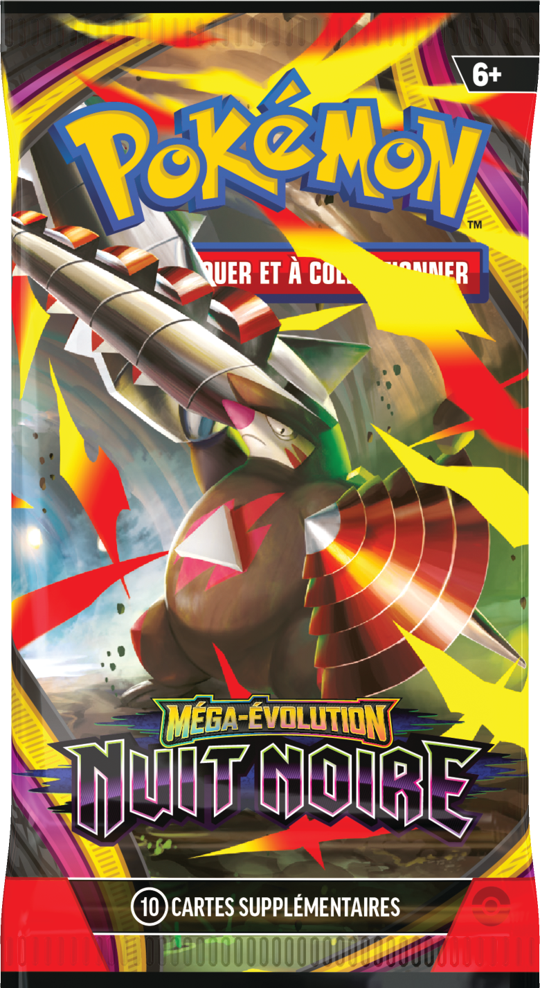 Booster Pokémon Nuit Noire illustration Méga-Minotaupe, scellé français
