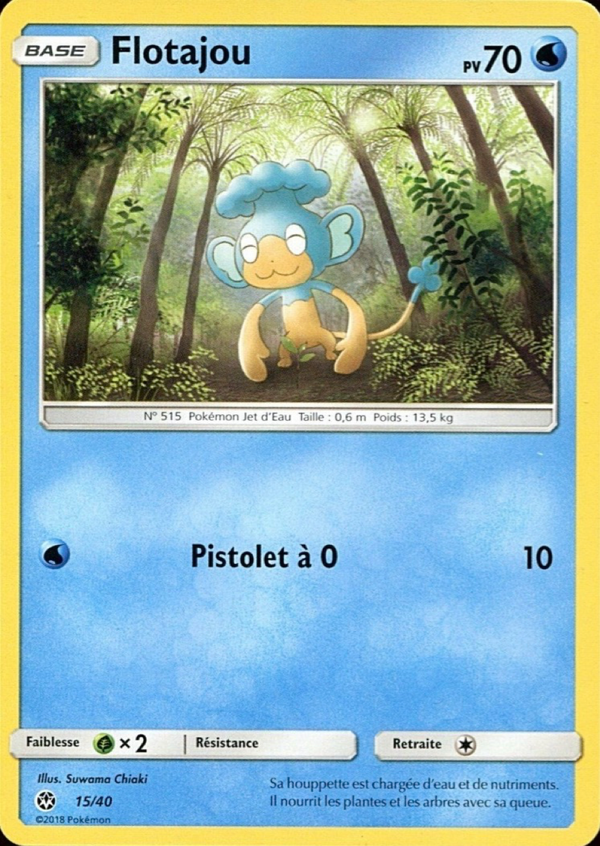 015/040 - Flotajou — Carte Pokémon Collection McDonald's 2018 15/40