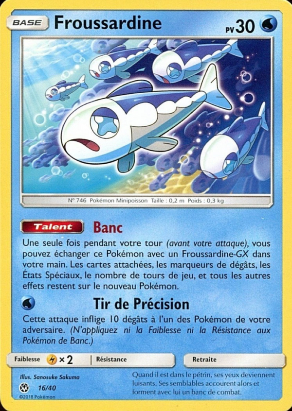 Froussardine — Carte Pokémon 16 Collection McDonald's 2018