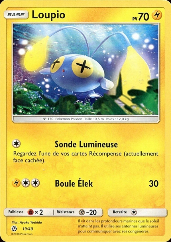 Loupio — Carte Pokémon 19 Collection McDonald's 2018