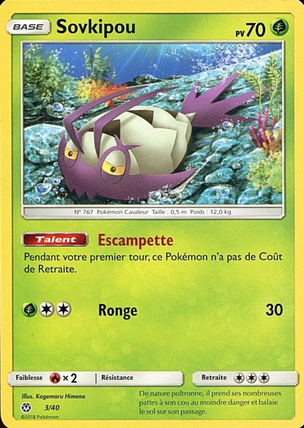 003/040 - Sovkipou — Carte Pokémon Collection McDonald's 2018 3/40