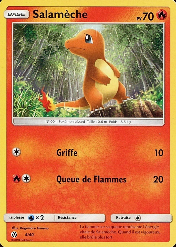 Salamèche — Carte Pokémon 4 Collection McDonald's 2018
