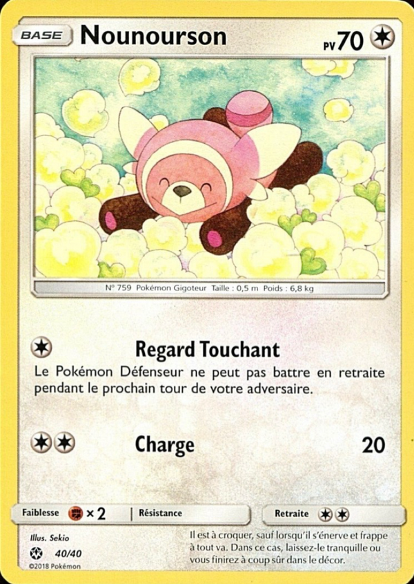 040/040 - Nounourson — Carte Pokémon Collection McDonald's 2018 40/40