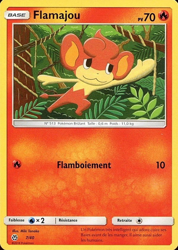Flamajou — Carte Pokémon 7 Collection McDonald's 2018