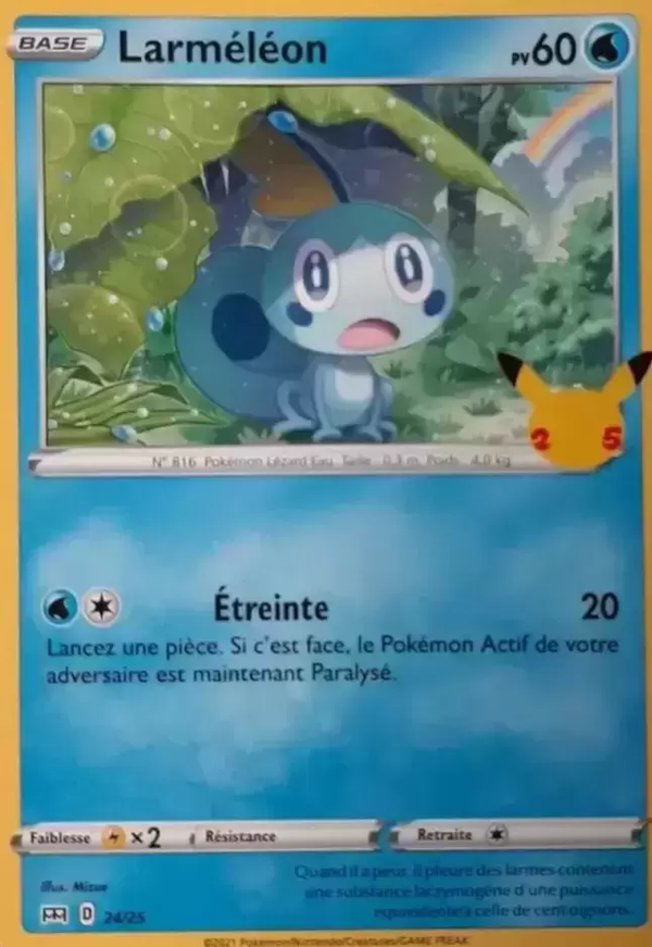 Larméléon — Carte Pokémon 24 Collection McDonald's 2021