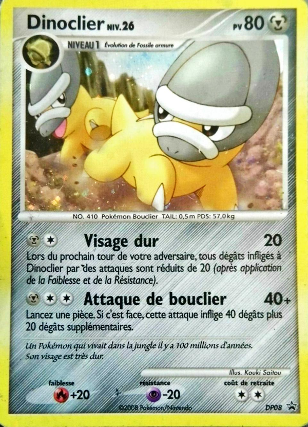 Dinoclier DP08 - Promos Diamant & Perle - Carte Pokémon