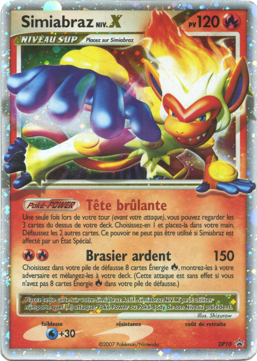 Simiabraz DP10 - Promos Diamant & Perle - Carte Pokémon