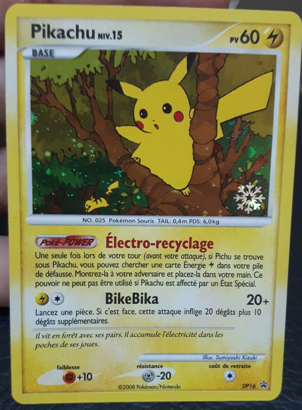 Pikachu DP16 - Promos Diamant & Perle - Carte Pokémon