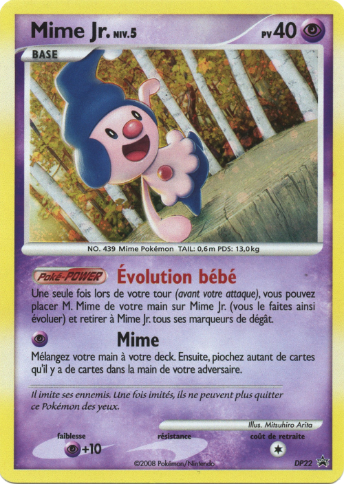 Mime Jr. DP22 - Promos Diamant & Perle - Carte Pokémon