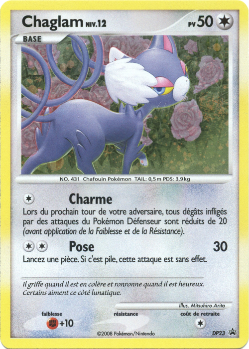 Chaglam DP23 - Promos Diamant & Perle - Carte Pokémon