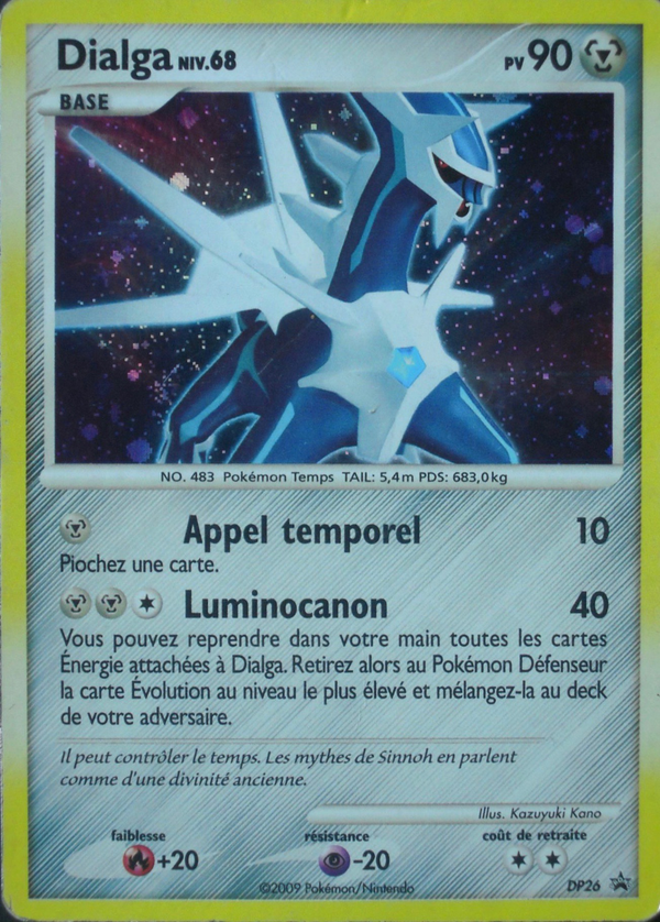 Dialga DP26 - Promos Diamant & Perle - Carte Pokémon