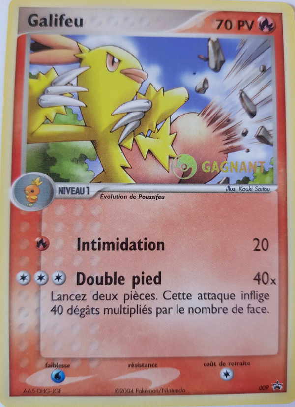 Galifeu 9 - Promos Nintendo (e-Card) - Carte Pokémon