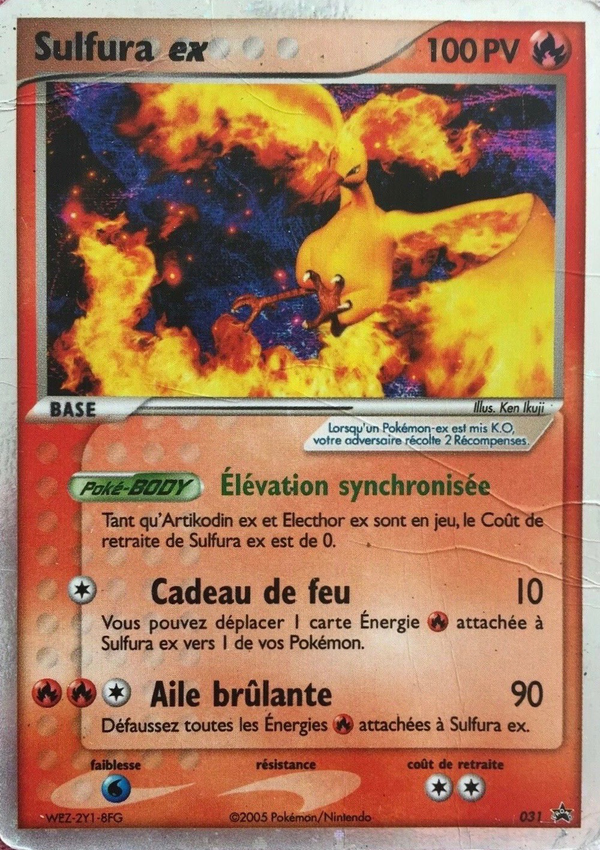 Sulfura EX 31 - Promos Nintendo (e-Card) - Carte Pokémon