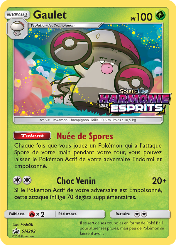 Gaulet SM202 - Promos Soleil & Lune - Carte Pokémon