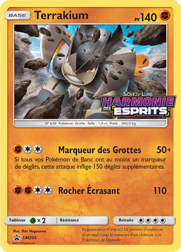Terrakium SM205 - Promos Soleil & Lune - Carte Pokémon