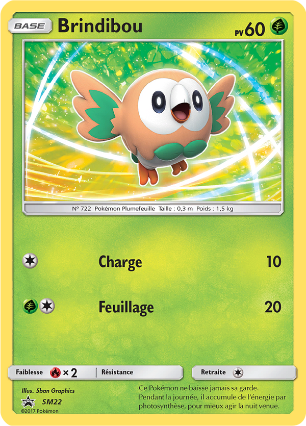 Brindibou SM22 - Promos Soleil & Lune - Carte Pokémon