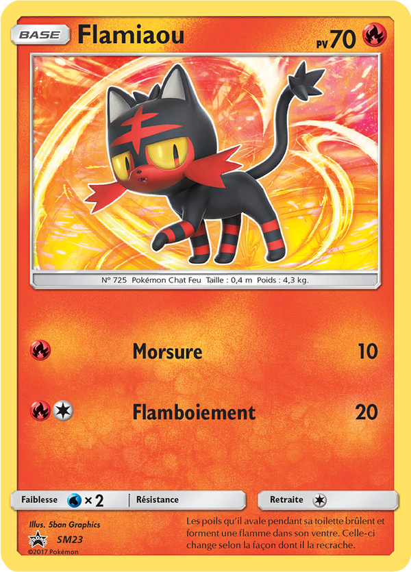 Flamiaou SM23 - Promos Soleil & Lune - Carte Pokémon