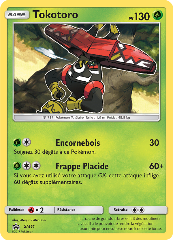 Tokotoro SM61 - Promos Soleil & Lune - Carte Pokémon
