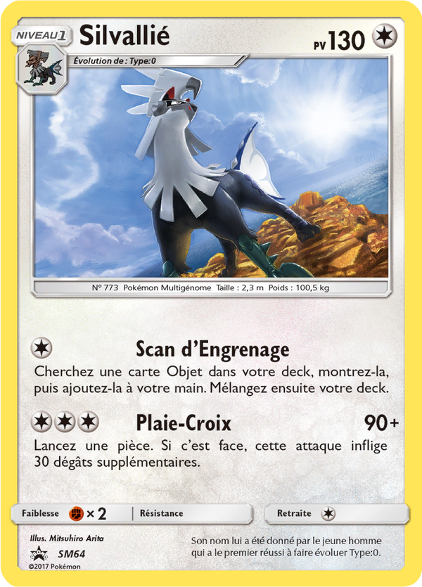 Silvallié SM64 - Promos Soleil & Lune - Carte Pokémon