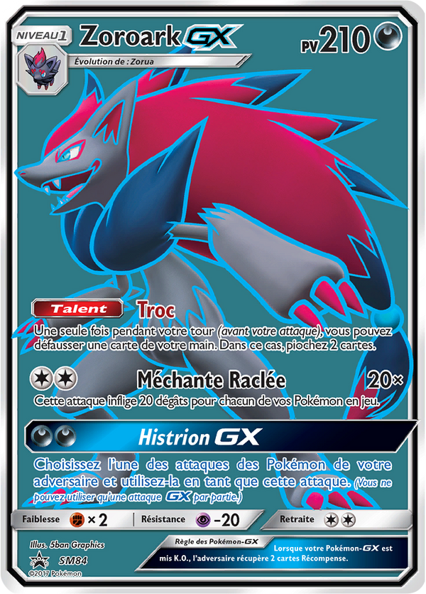 Zoroark GX SM84 - Promos Soleil & Lune - Carte Pokémon