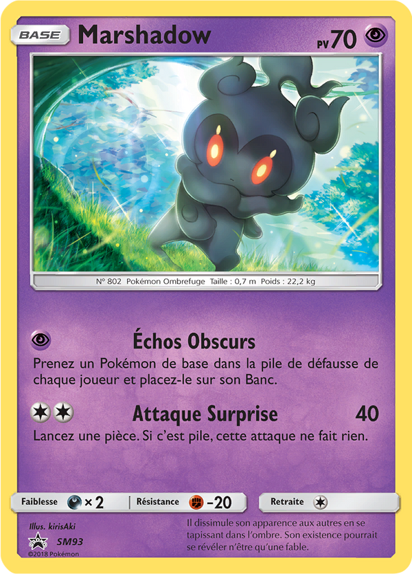 Marshadow SM93 - Promos Soleil & Lune - Carte Pokémon