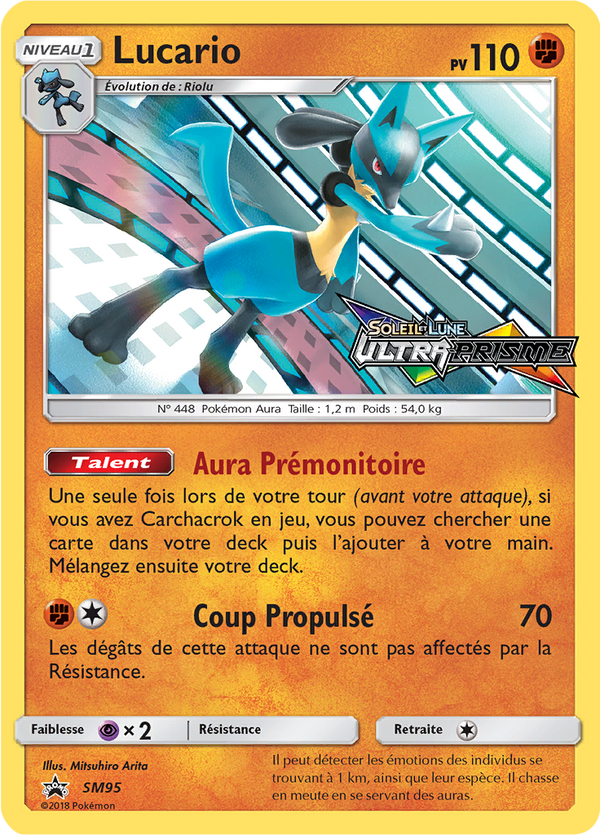 Lucario SM95 - Promos Soleil & Lune - Carte Pokémon