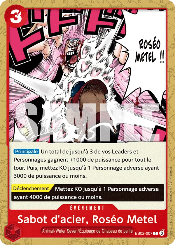 EB02-007 - Sabot d'acier, Roséo Metel