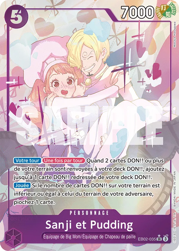 EB02-035 - Sanji et Pudding V2