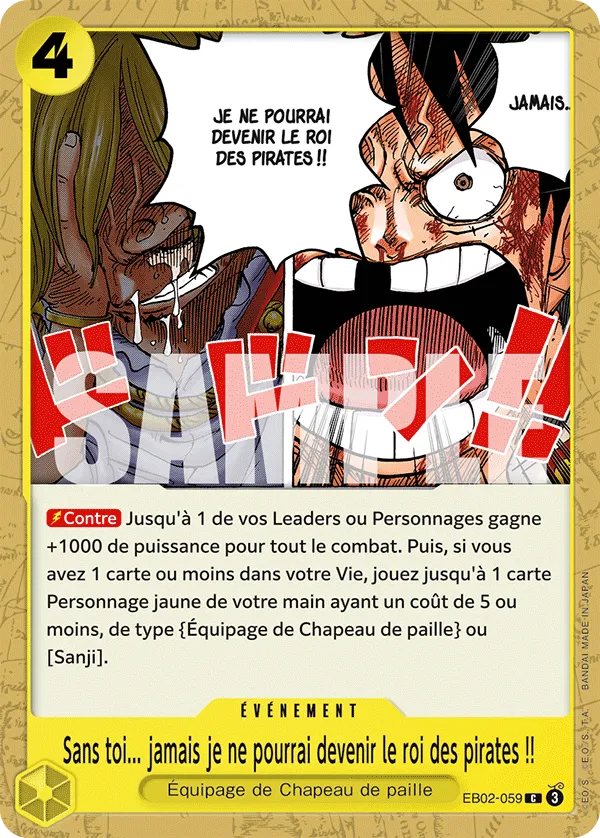 EB02-059 - Sans toi... jamais je ne pourrai devenir le roi des pirates !!