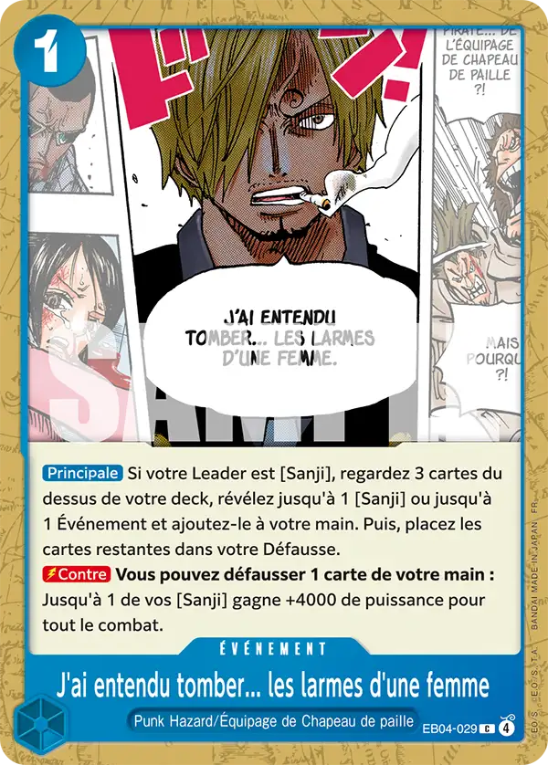 EB04-029 - J'ai entendu tomber... les larmes d'une femme