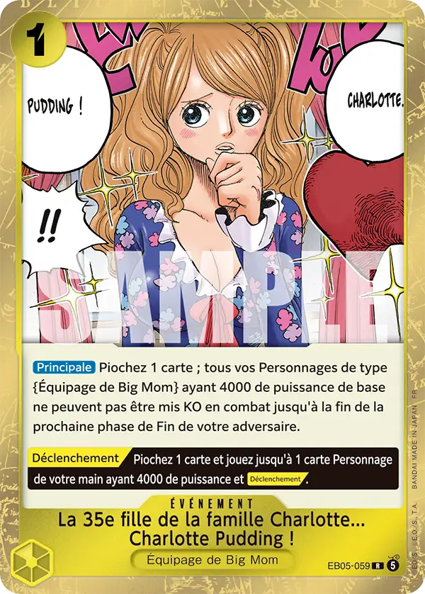 EB05-059 - La 35e fille de la famille Charlotte... Charlotte Pudding !