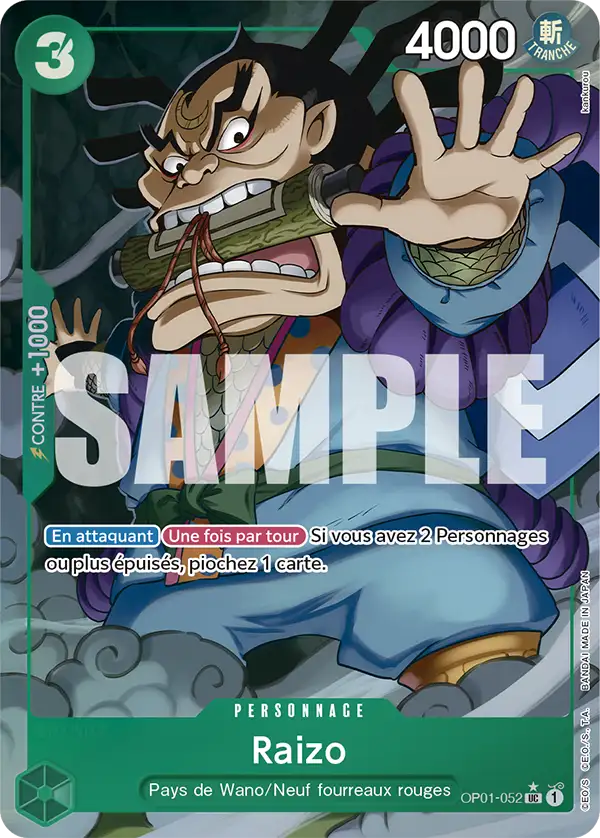 OP01-052 - Raizo V3