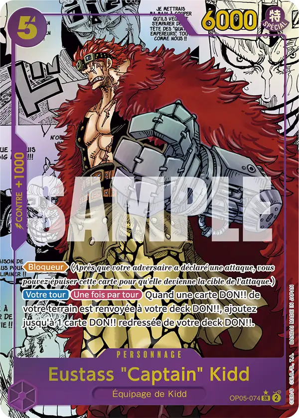 OP05-074 - Eustass "Captain" Kidd (Manga)
