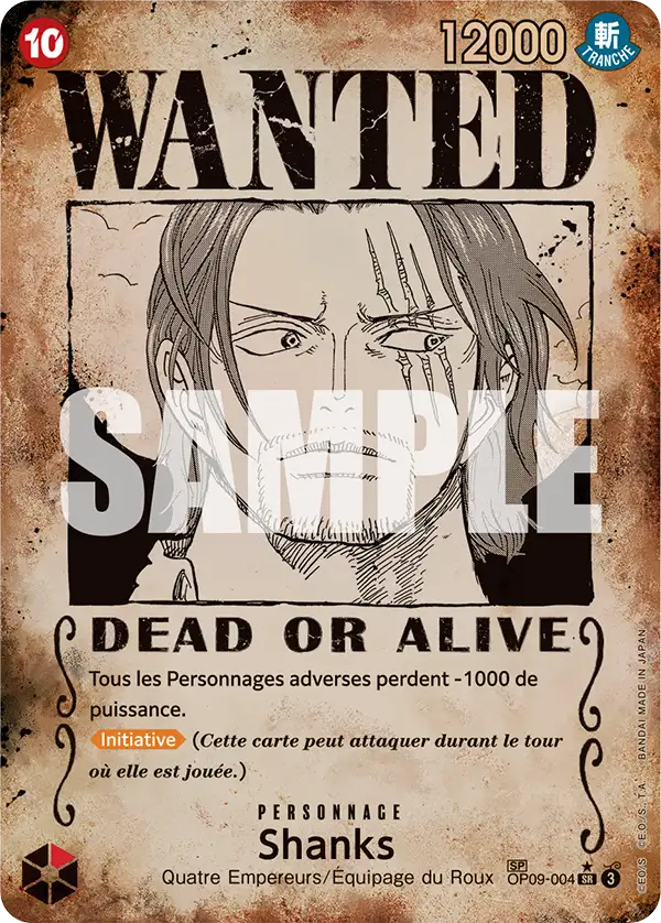 OP09-004 - Shanks V4 (Wanted)