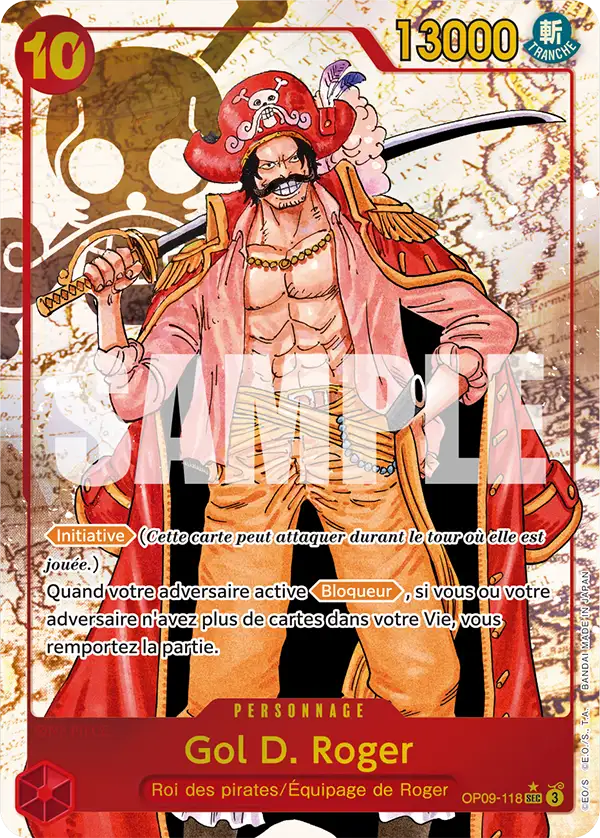 OP09-118 - Gol D. Roger V2 (Gleaming Gold)