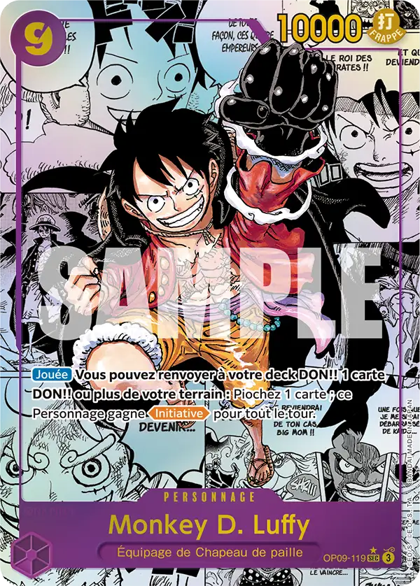 OP09-119 - Monkey D. Luffy V3 (Manga)