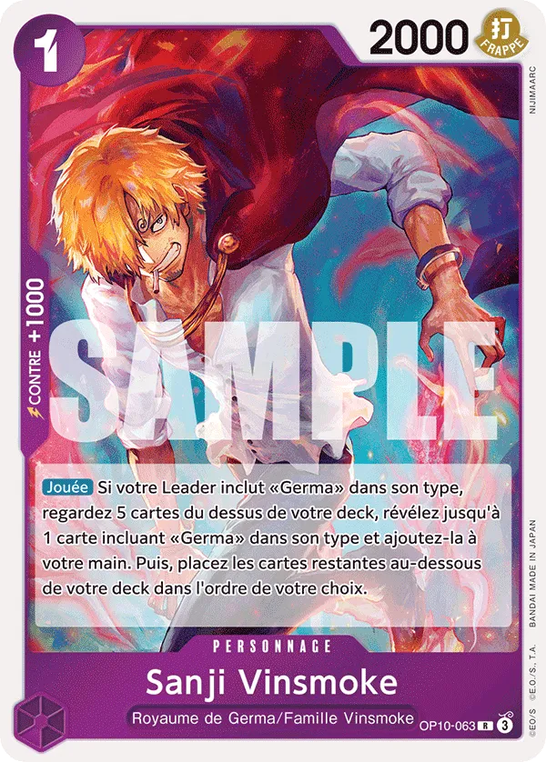 OP10-063 - Sanji Vinsmoke