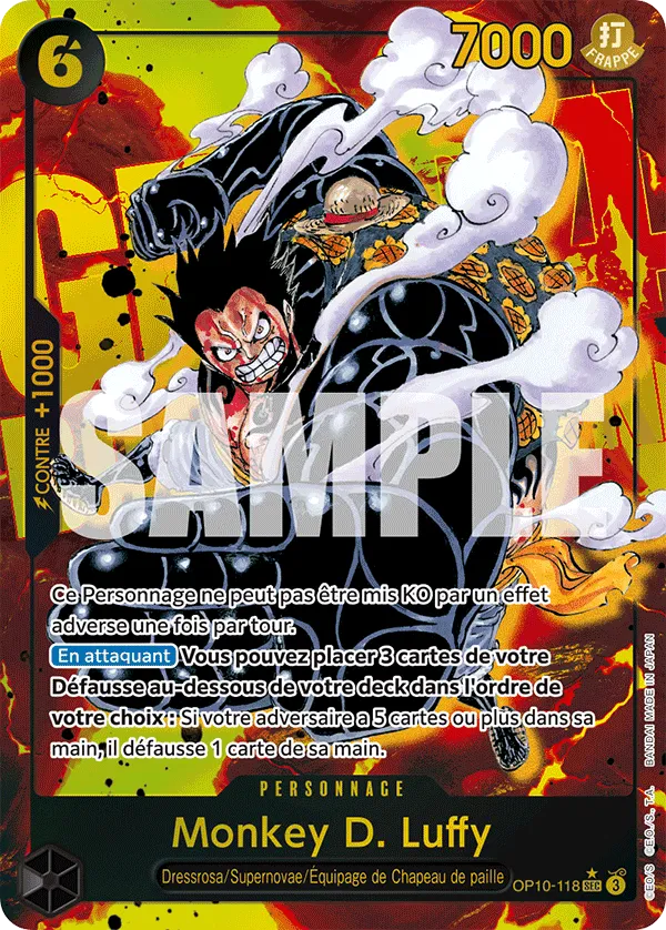 OP10-118 - Monkey D. Luffy V2