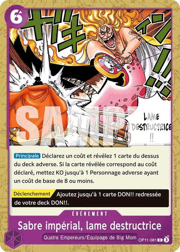 OP11-081 - Sabre impérial, lame destructrice