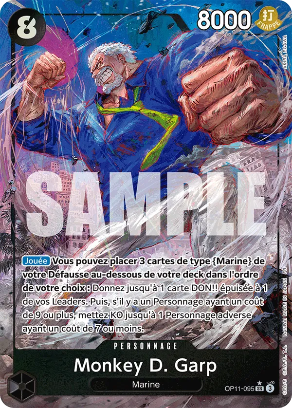 OP11-095 - Monkey D. Garp V2