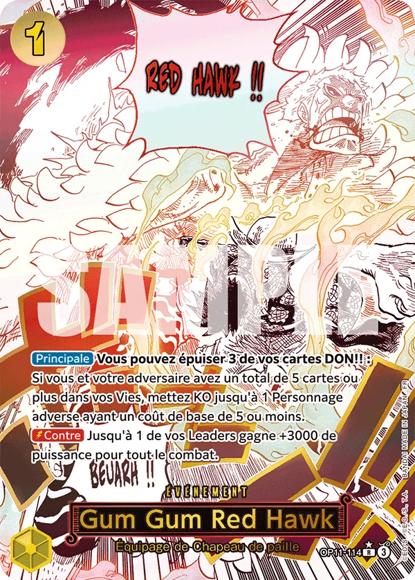 OP11-114 - Gum Gum Red Hawk V2