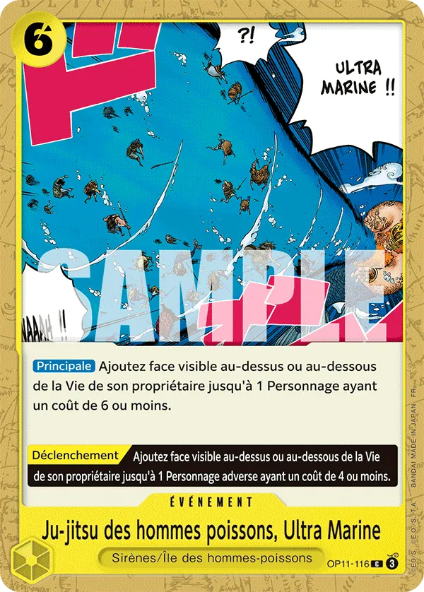 OP11-116 - Ju-jitsu des hommes poissons, Ultra Marine