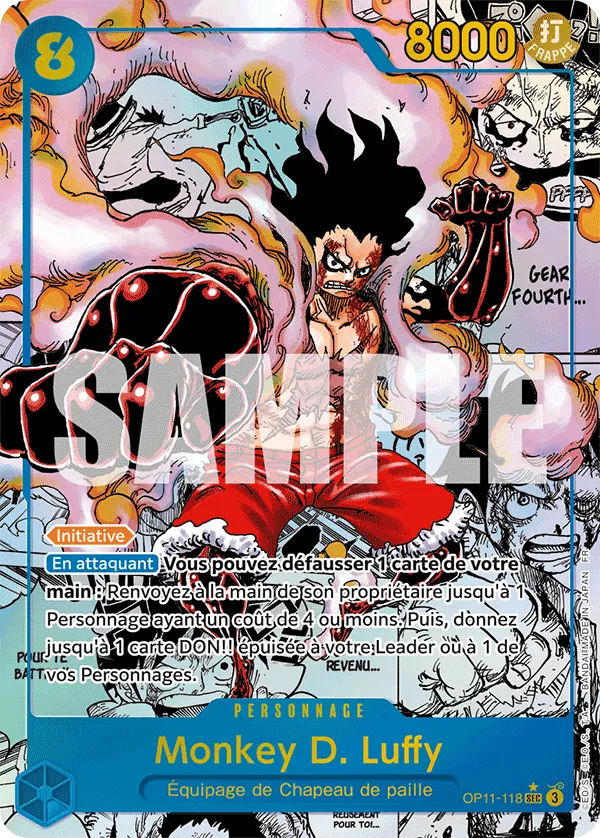 OP11-118 - Monkey D. Luffy V3 (Manga)