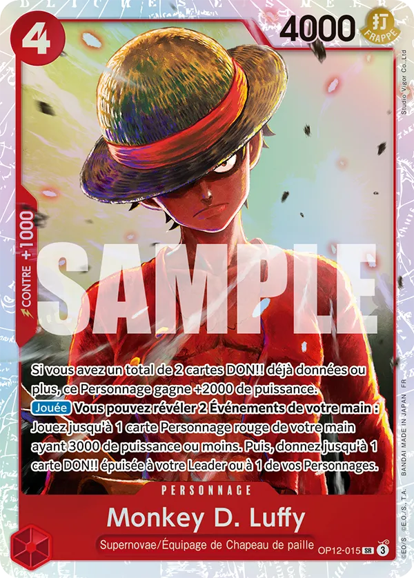 OP12-015 - Monkey D. Luffy