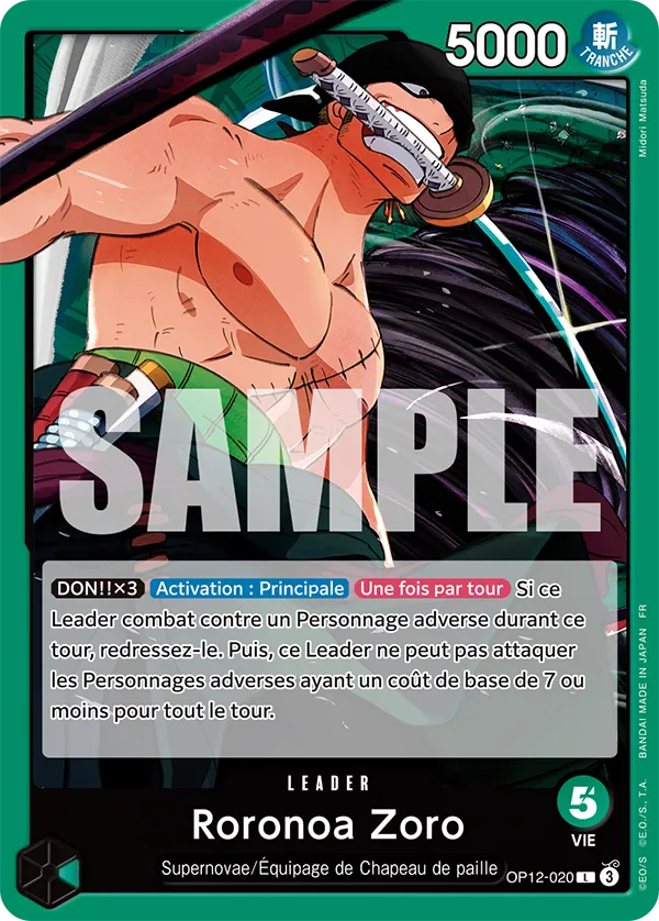 OP12-020 - Roronoa Zoro